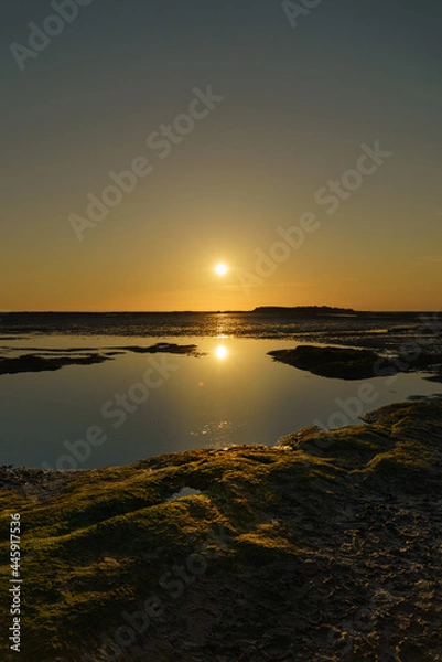 Fototapeta sunset over the sea