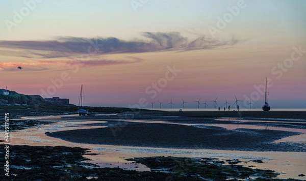 Obraz sunrise over the river