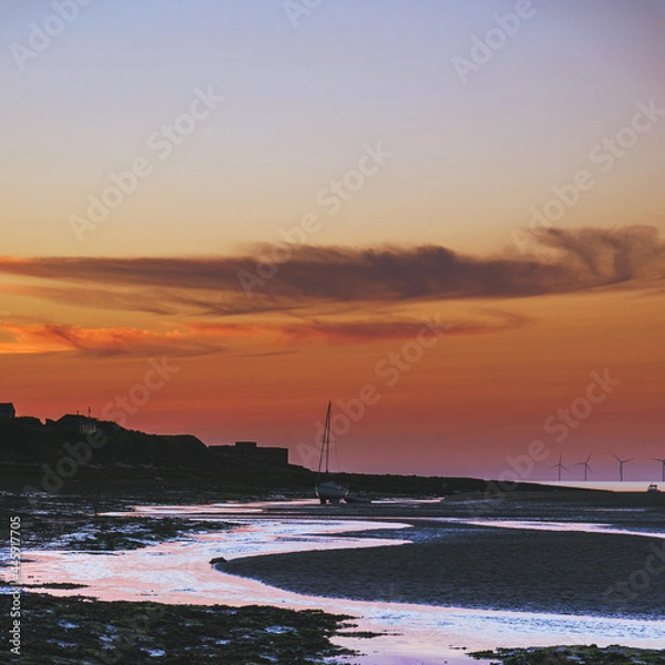 Obraz sunset on the beach
