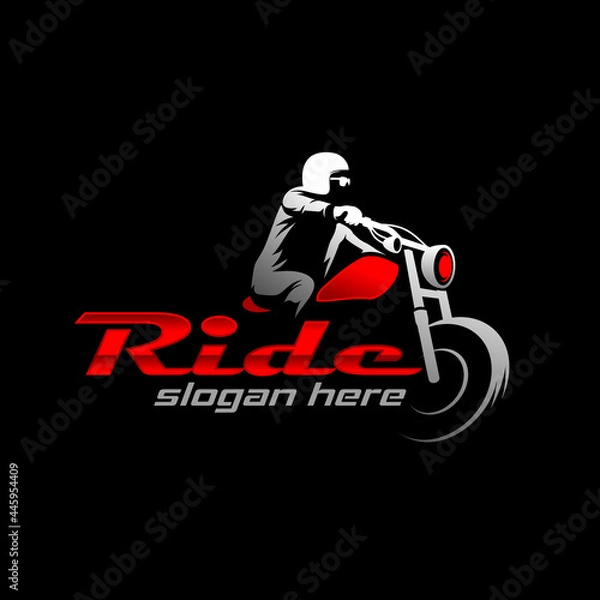 Obraz motorcycle logo template