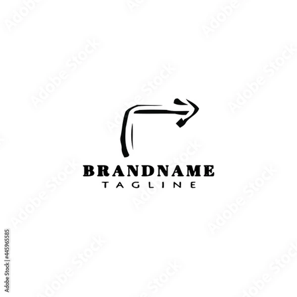 Obraz arrow logo icon design vector illustration