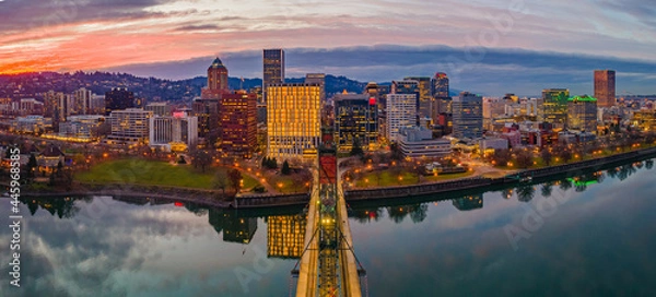 Obraz Twilight in Portland Oregon