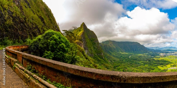 Obraz The Old Pali Highway on Oahu