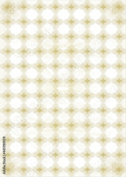 Fototapeta texture of tangier mesh for the protection of diplomas, certificates of diploma