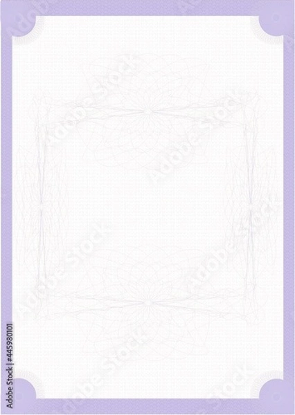Fototapeta tangier net for making letters, certificates, diplomas