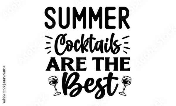 Fototapeta Drink and Party SVG Design Template