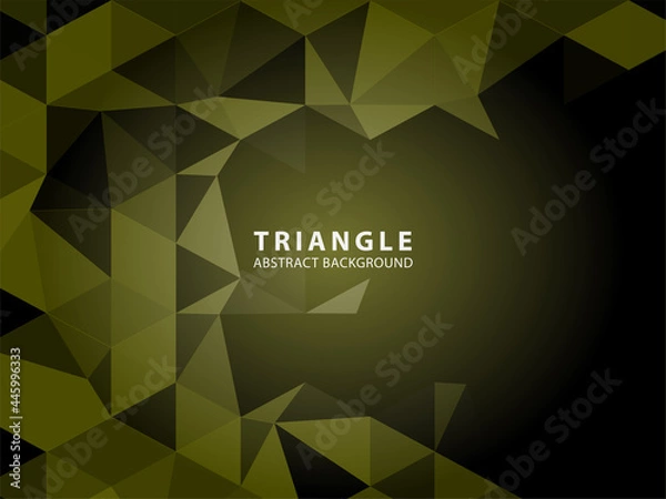 Fototapeta Triangle Abstract background - Vector