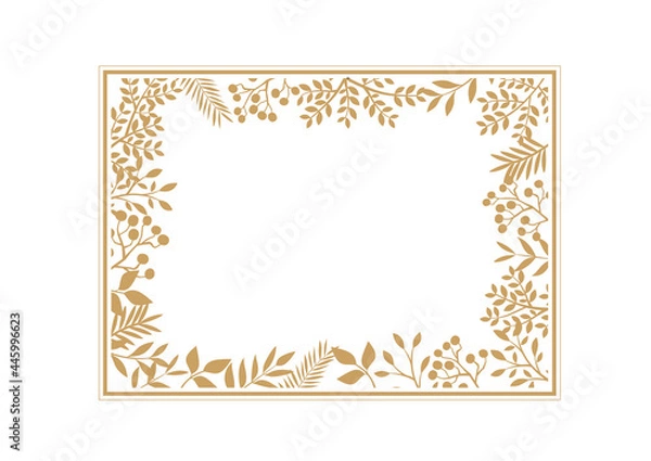 Fototapeta 植物のフレーム