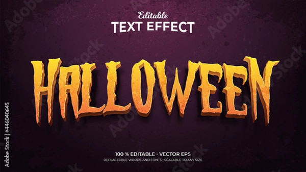 Obraz Halloween, Text Effects, Editable Text Style