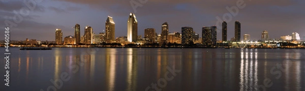 Obraz San Diego Downtown at dusk