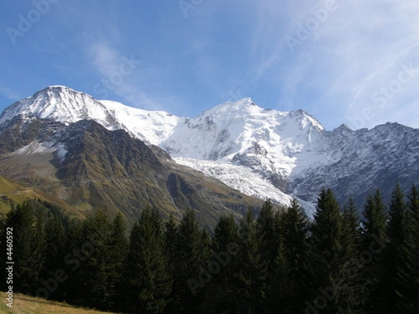 Fototapeta Glacier et Aiguille de Bionassay