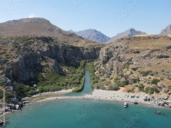 Fototapeta view from the beach
