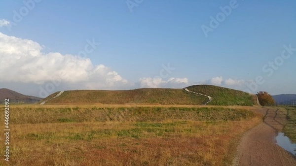 Obraz 한국 연천 호루고루 성벽