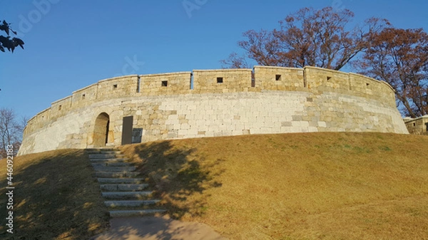 Obraz 한국의 방어용 성벽 연미정