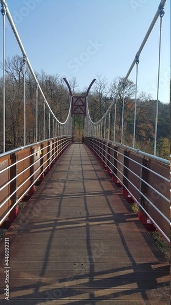 Obraz 도로를 가로 지르는 다리