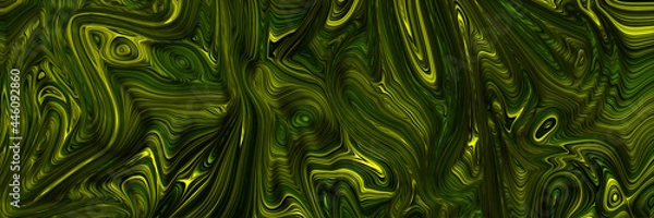 Fototapeta Abstract bright liquid gradient. 3d rendering.