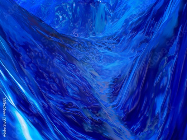 Fototapeta Abstract bright liquid gradient. 3d rendering.