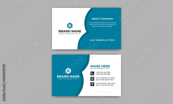 Obraz Business Card Template Design-16