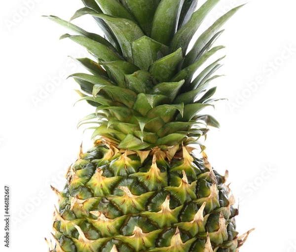 Fototapeta Fresh pineapple on white background