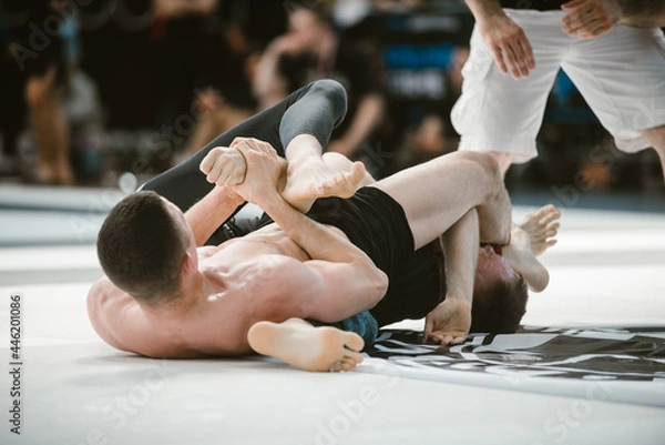 Obraz Dźwignia na łokieć zawody jiu jitsu