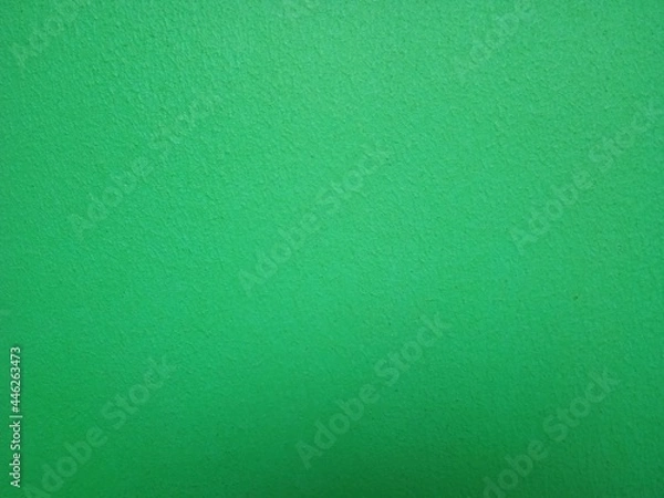 Fototapeta Smooth surface,  green  plaster wall