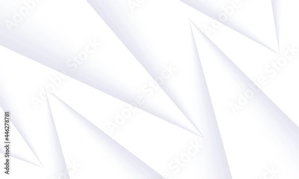 Obraz Abstract geometric, white color background, luxury, with lines transparent gradient, you can use for ad, poster and card, template, business presentation,