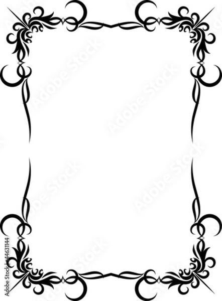 Fototapeta Retro-styled frame.