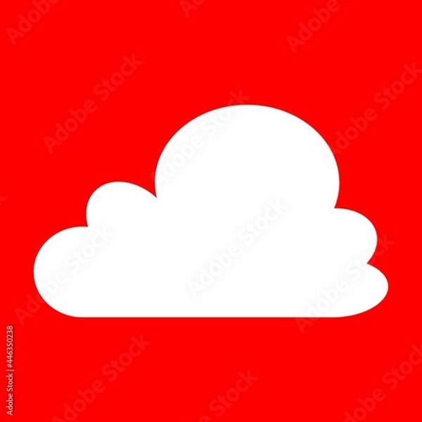 Fototapeta cloud computing icon