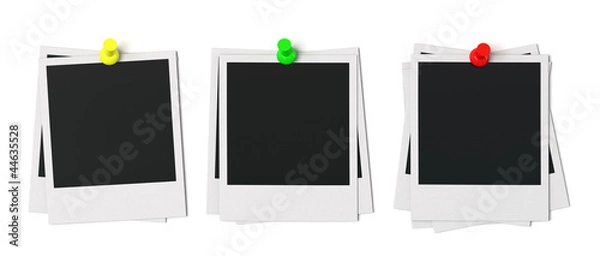 Obraz Isolated Photo Frame With Push Pin