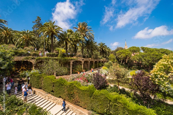 Obraz Słynny park Guell