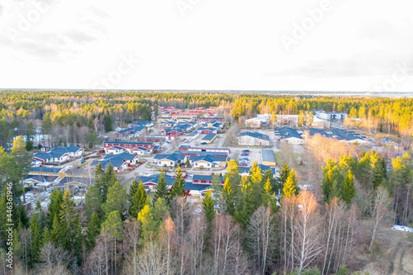 Fototapeta residential area