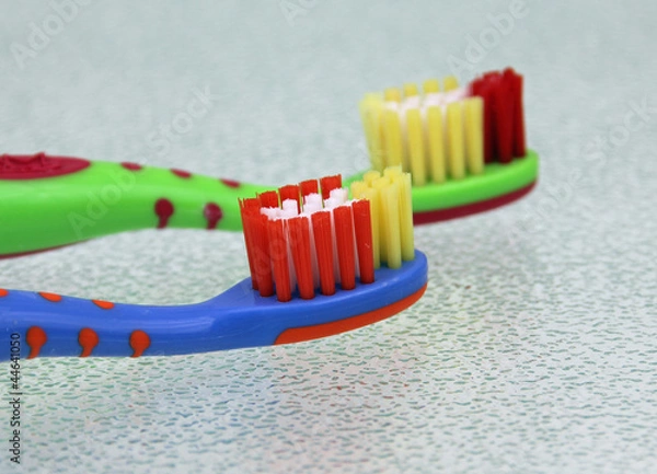 Fototapeta Kinderzahnbürsten