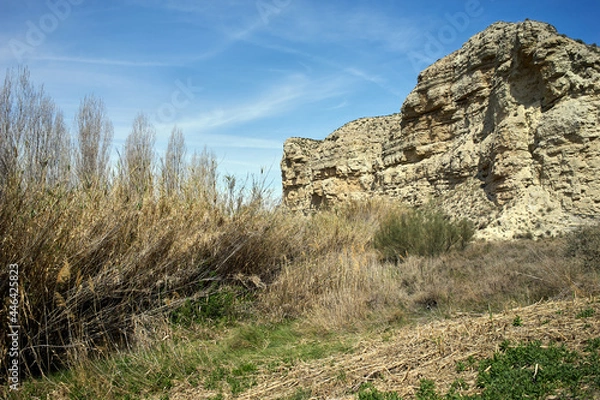 Obraz landscape with blue sky and clouds