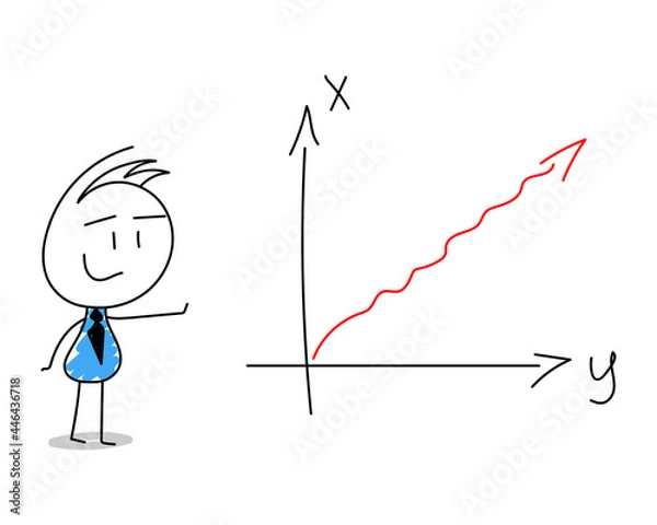 Fototapeta Andy and the chart up