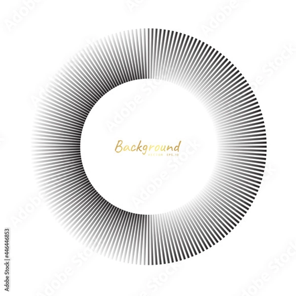 Fototapeta Concentric circle elements. Element for graphic web design, Template for print, textile, wrapping, decoration, vector illustration
