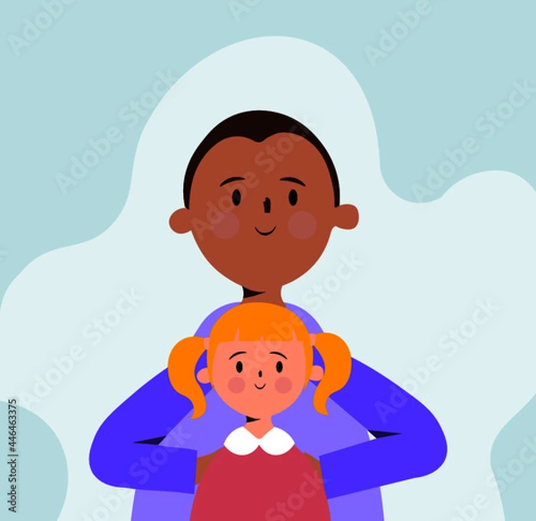 Obraz parent and child hug