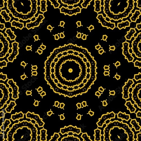 Fototapeta Floral pattern illustration design.