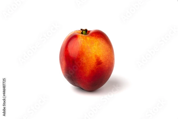 Fototapeta peach on white background isolate
