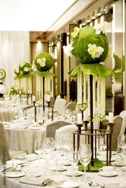 Obraz decoration of wedding table.