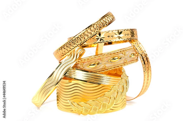 Obraz Gold bracelets