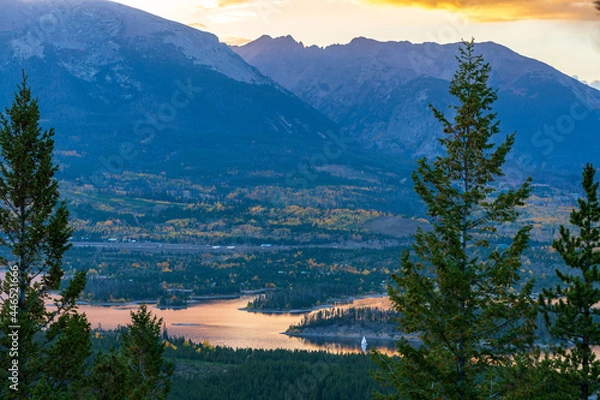 Obraz Lake Dillon Colorado Sunset