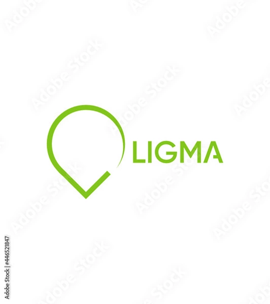 Obraz Ligma creative modern vector logo template 