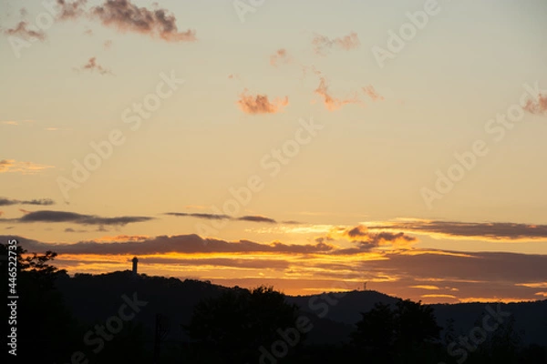 Fototapeta 美しい夕暮れの空
