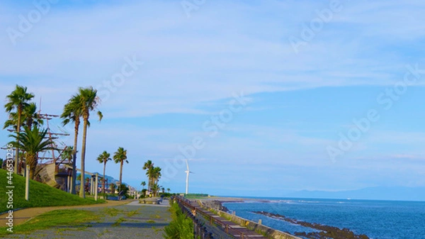 Obraz 海辺の通り