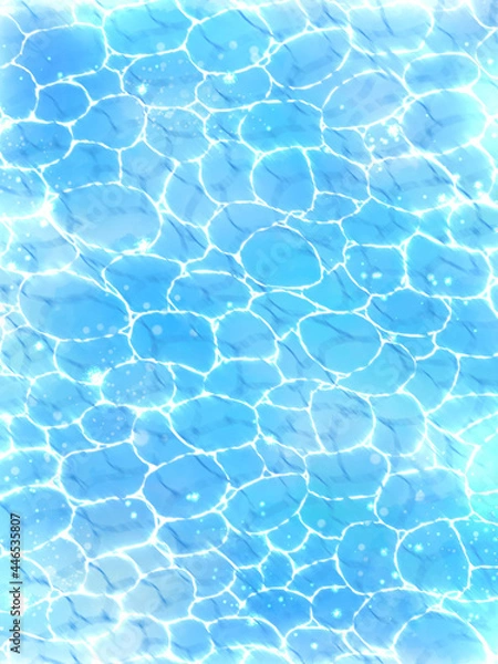 Obraz キラキラ光る水面（タテ）