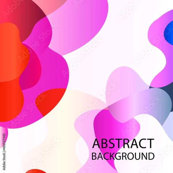 Fototapeta Dynamic texture background with fluid shapes modern concept - Vector