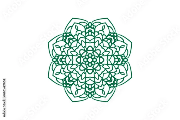 Obraz mandala circular pattern illustration