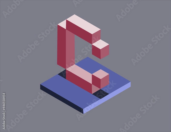 Obraz abstract colorful cubes