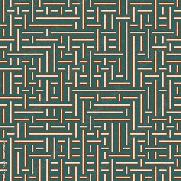 Fototapeta Abstract Geometric Pattern generative computational art illustration