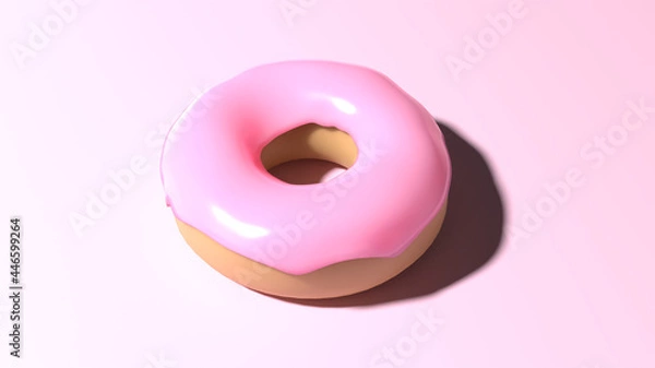 Obraz pink doughnut